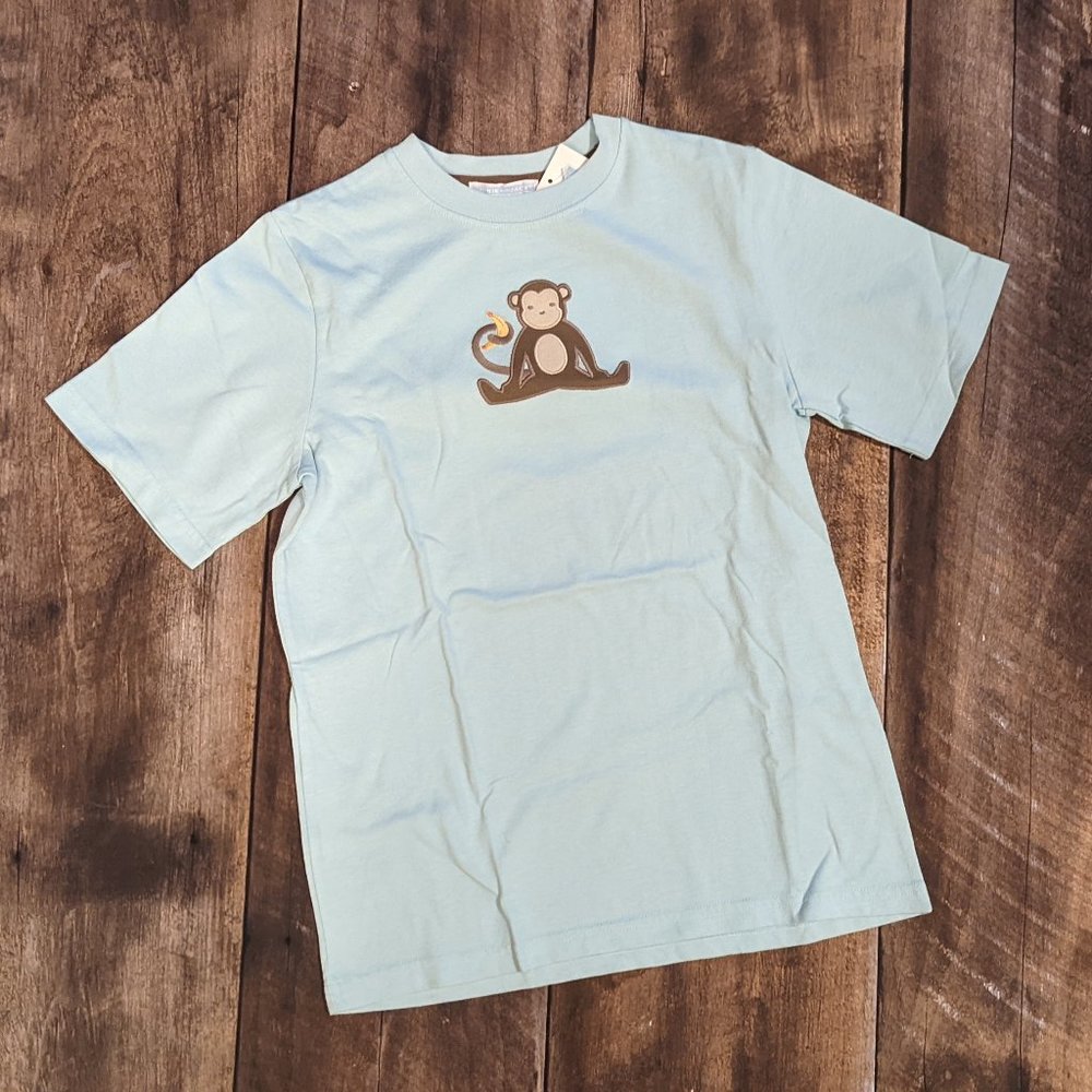 Boys Janie and Jack, Monkey Shirt, size 8, NWT